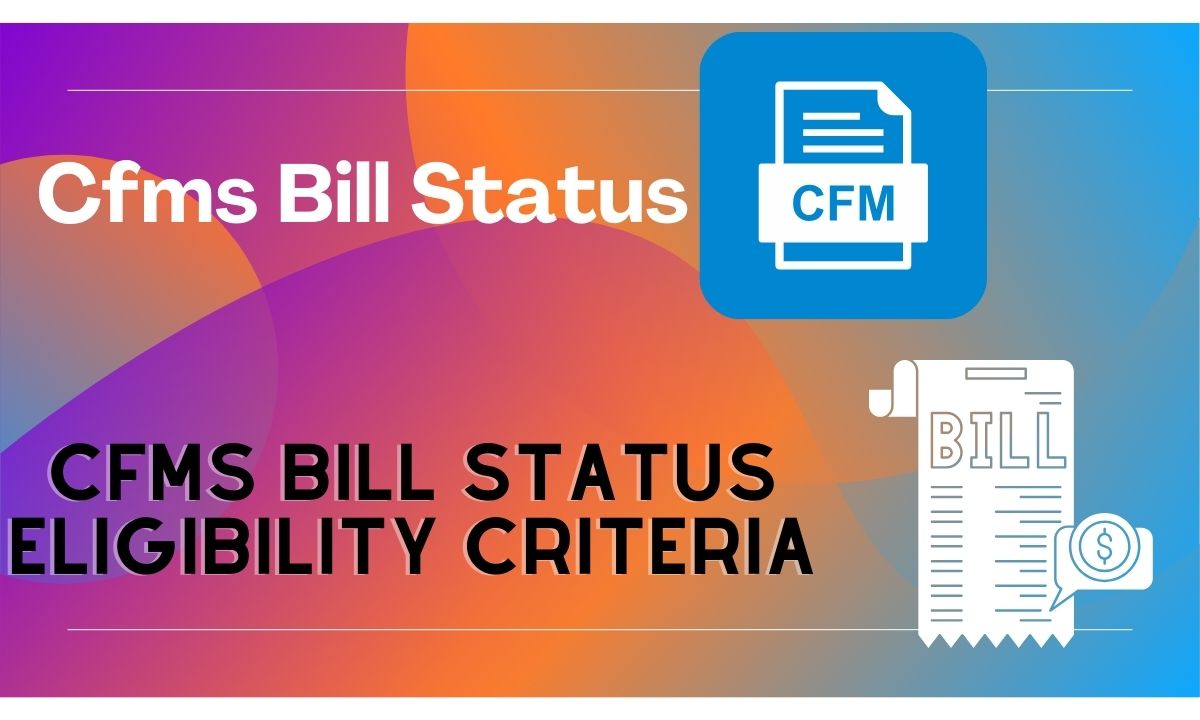 Cfms Bill Status Citizen Bill Payment Financial Transactions